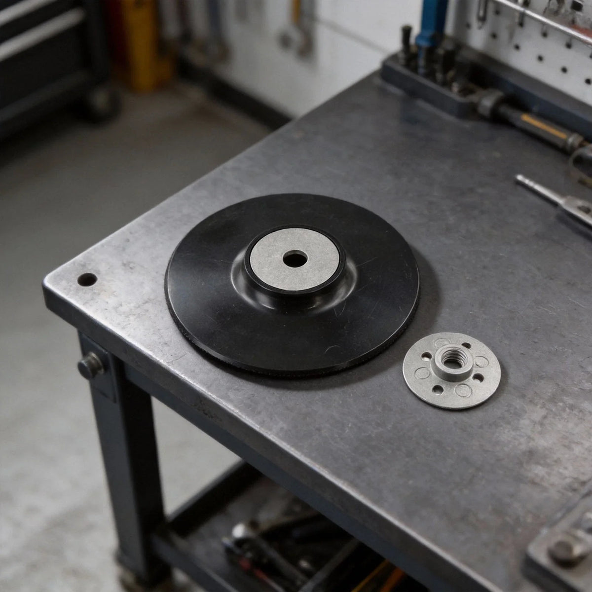 6 Inch Fibre Disc Backing Pad with Lock Nut for Angle Grinder (150mm)