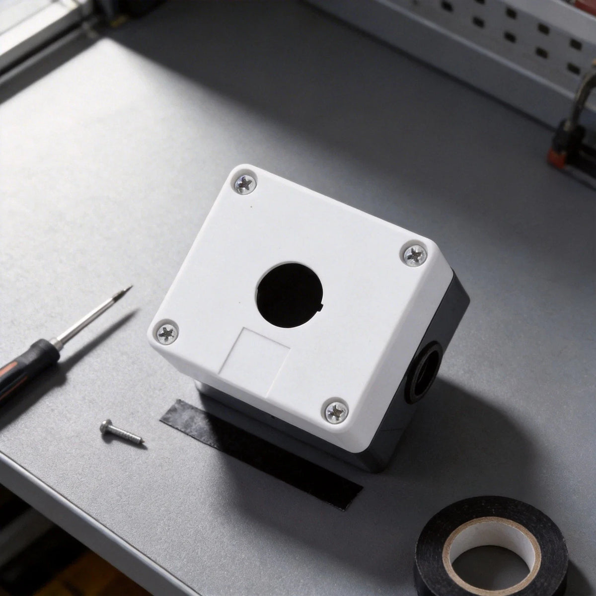 Control Box with 22mm Hole & Waterproof Seal for Universal Applications