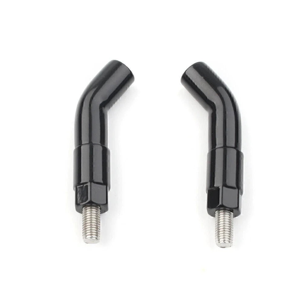 Mirror Stem Extenders for Harley Davidson Iron 1200 XL1200NS (2018–2019) Black