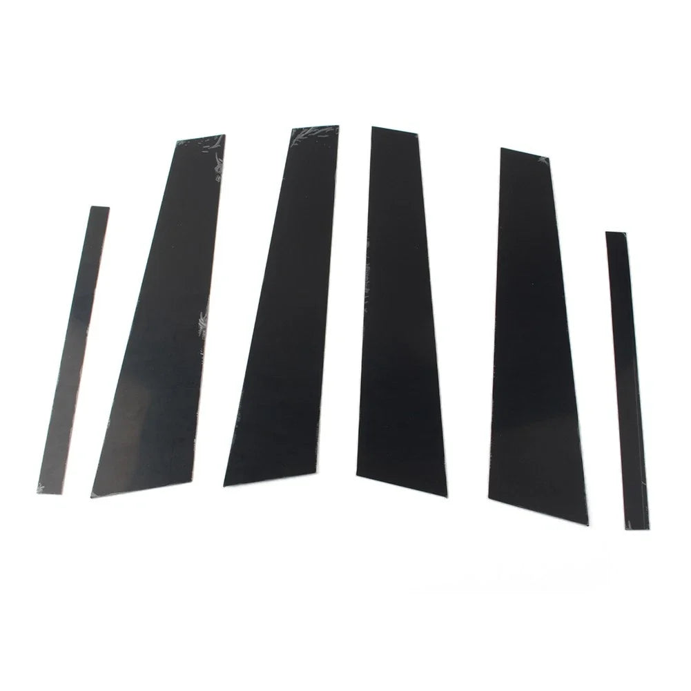 Set of 6 Door Window Pillar Trim Covers for BMW 3 Series E90 (2005–2012)