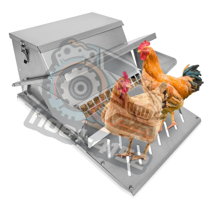 1X Automatic Chicken Feeder for Poultry (Weatherproof)