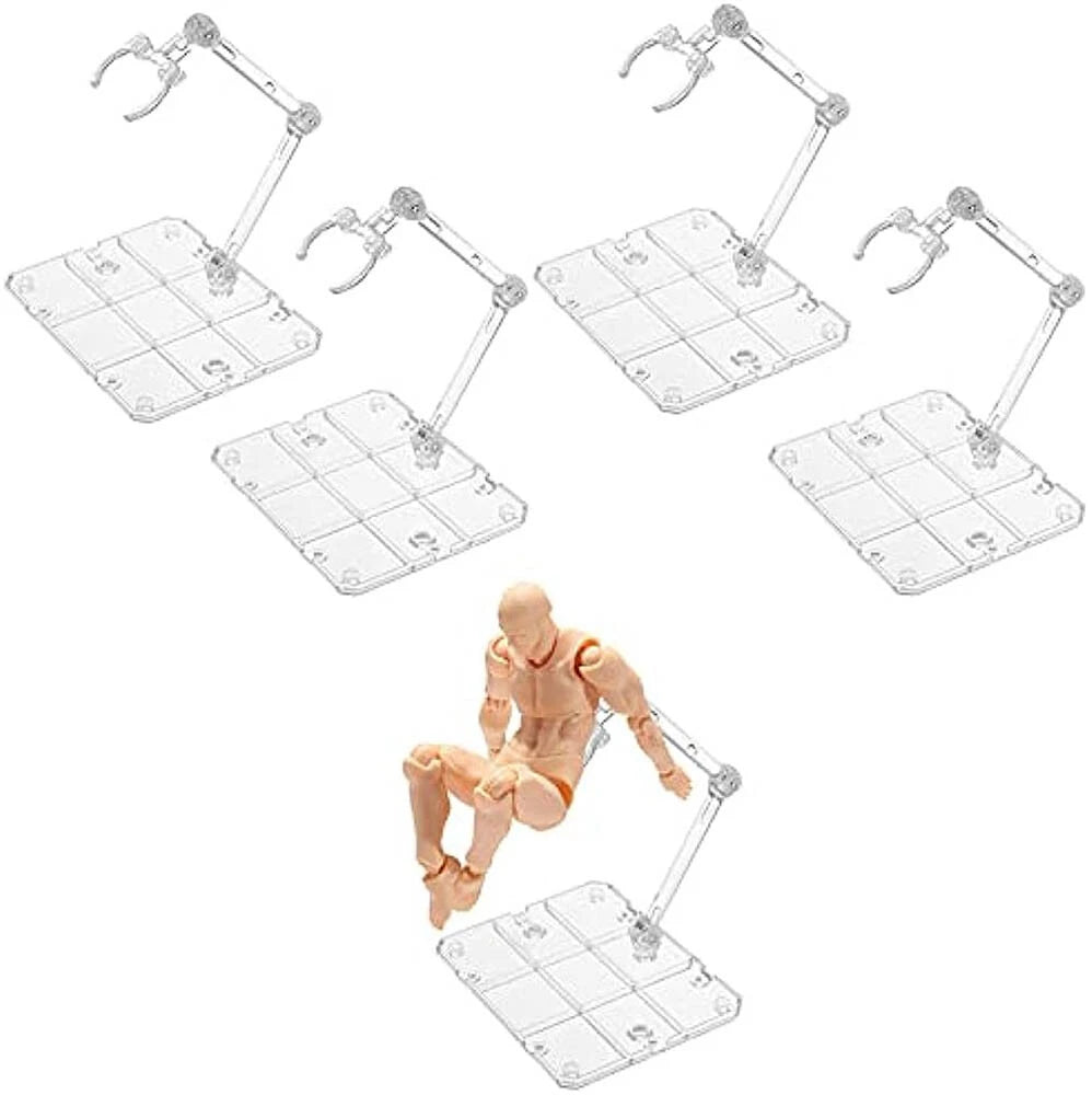 24Pc Adjustable Action Figure Display Holder Base Support Stand