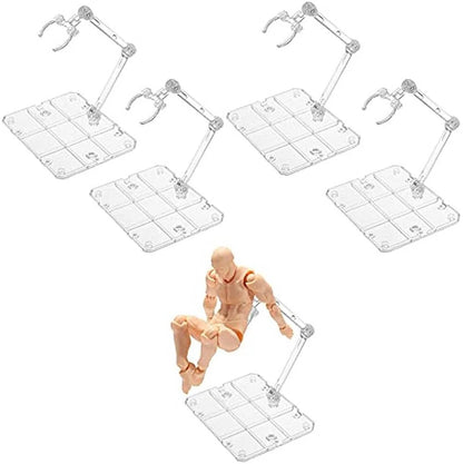 24Pc Adjustable Action Figure Display Holder Base Support Stand