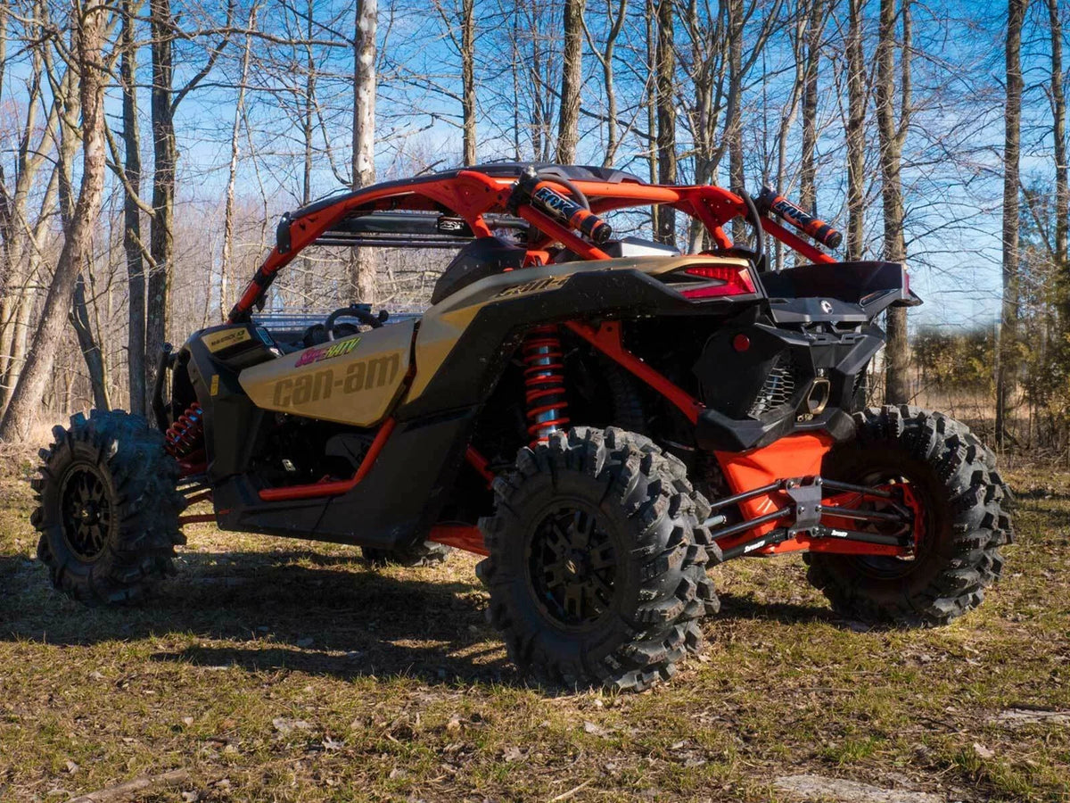 SuperATV Tubed Rear Lower Radius Arms for Can-Am Maverick X3 (2017–2023) - Black