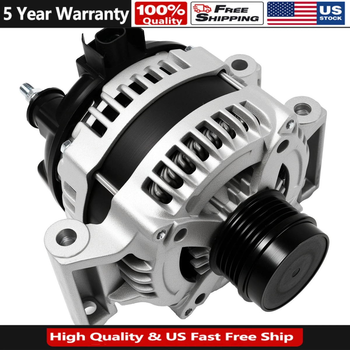 Alternator for Chevrolet Malibu (2013–2019) & Camaro (2016–2020) 104210-1962, 11682N