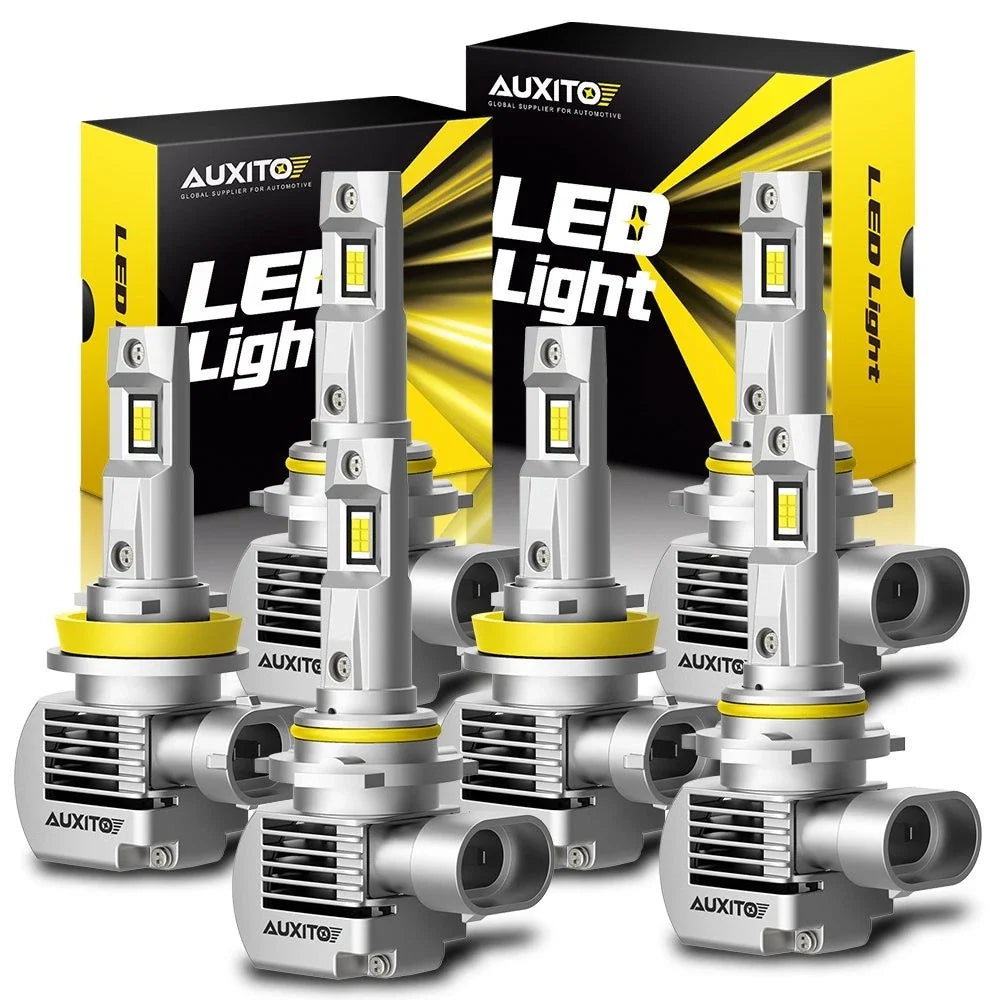 2X AUXITO 9005 LED Headlight Kit for High Beam Bulbs (6000K)