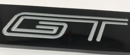 License Plate Frame Black Metal Engraved for Ford Mustang Shelby GT350R (2015–2020)