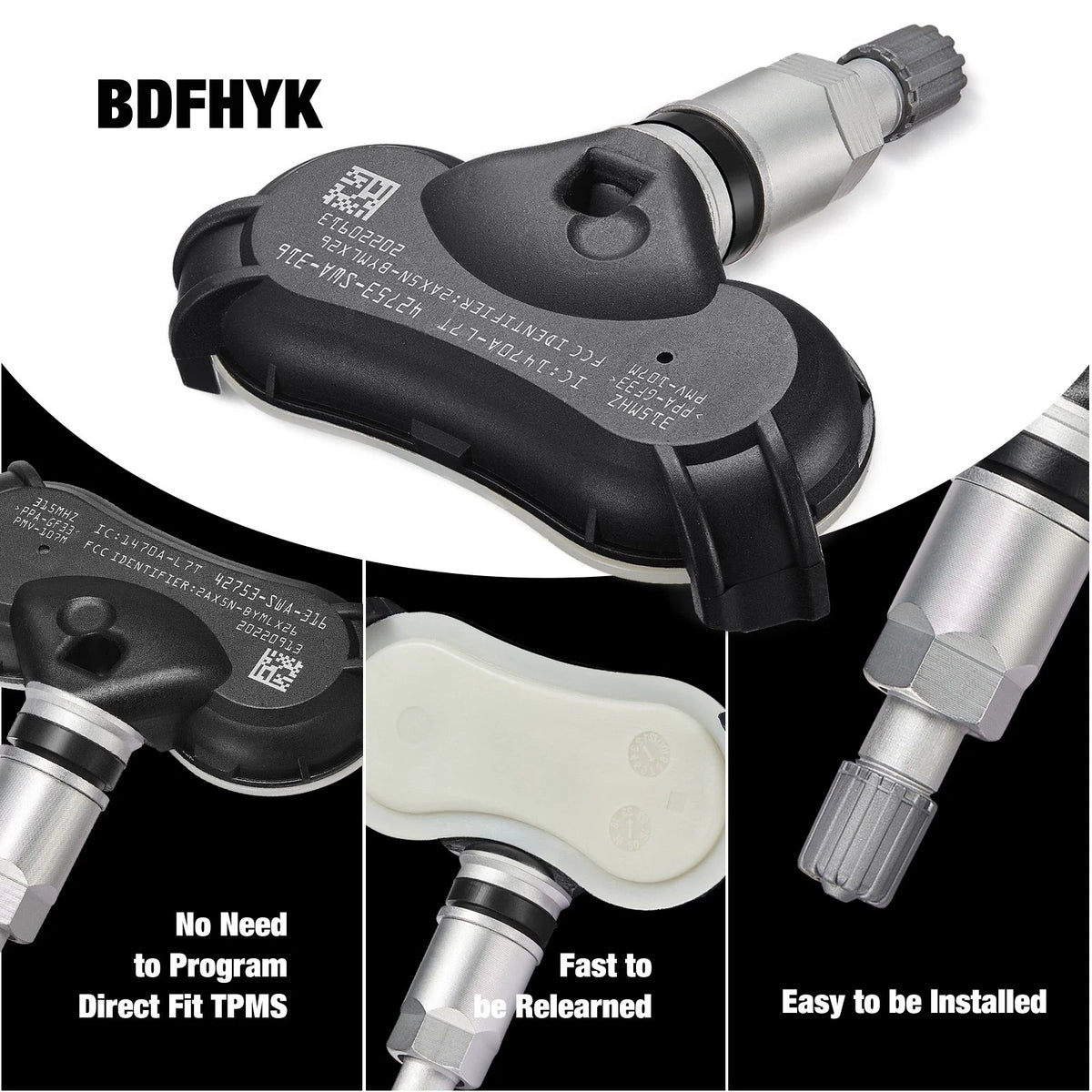 TPMS Tire Pressure Sensor for 2008-2012 Honda Accord (2.4L, 3.5L)