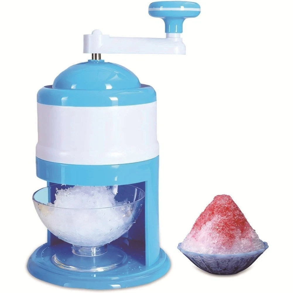 Compact Manual Ice Shaver Machine for Home Ice Treats (27x15.5x7cm)