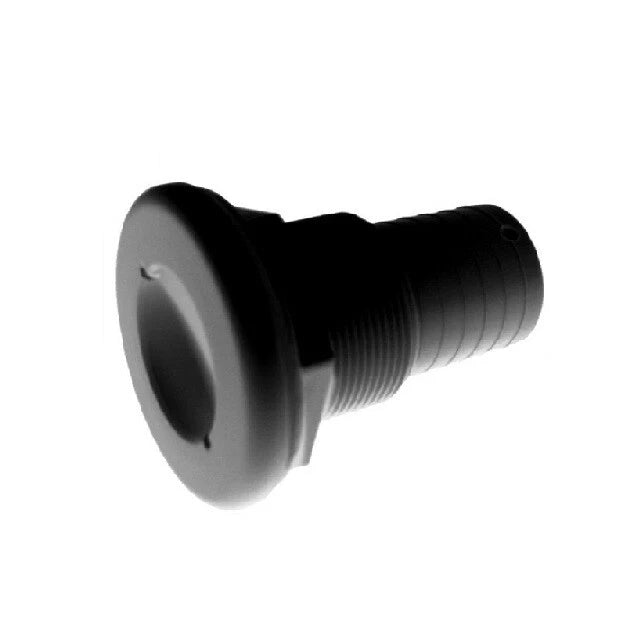 TH-1500 Thru-Hull Fitting for Marine (Black)