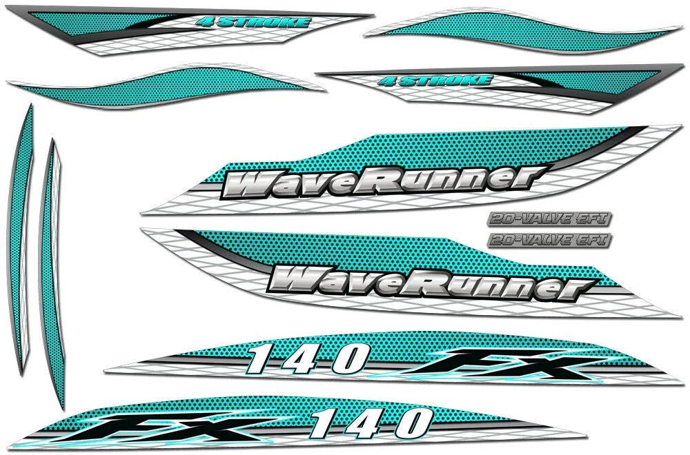 Decal Kit for Yamaha FX140 Waverunner (2002–2004)