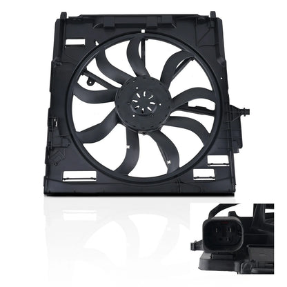 Cooling Fan Assembly for BMW X5 3.0L/4.8L (2007–2010) 17427533558 17427598740
