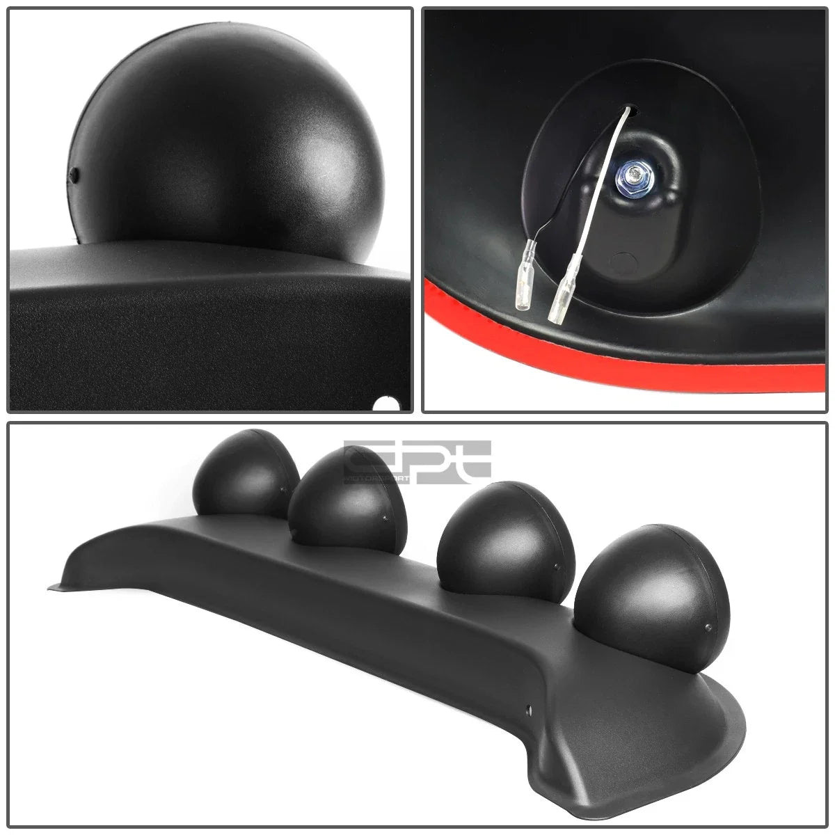 4X Off-Road Round Fog Lights with Switch for Universal Fit (LED)