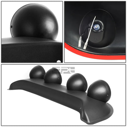 4X Off-Road Round Fog Lights with Switch for Universal Fit (LED)