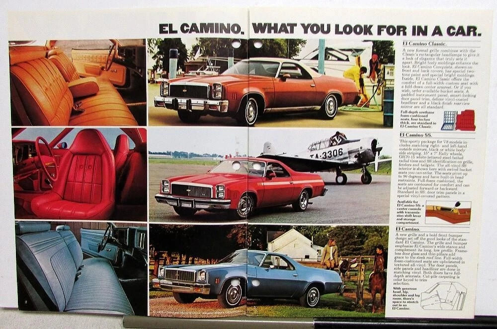 Original Dealer Brochure for 1977 Chevrolet Chevy El Camino