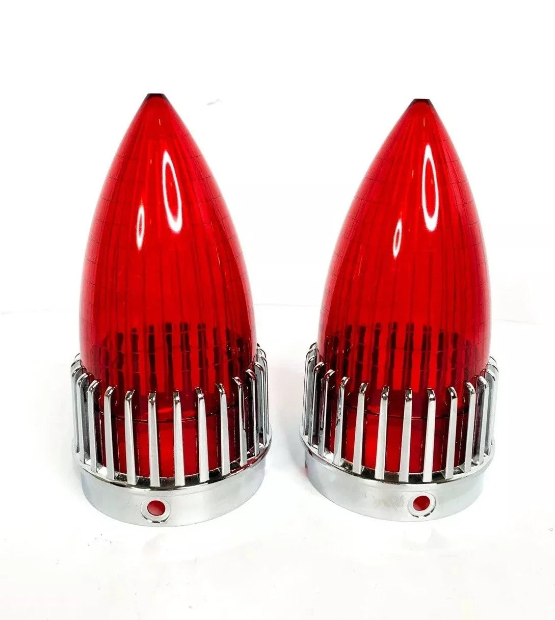 Red Tail Light Replacement Lens with Bezels for 1959 Cadillac (1959–1959)