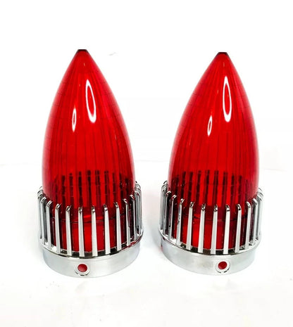 Red Tail Light Replacement Lens with Bezels for 1959 Cadillac (1959–1959)