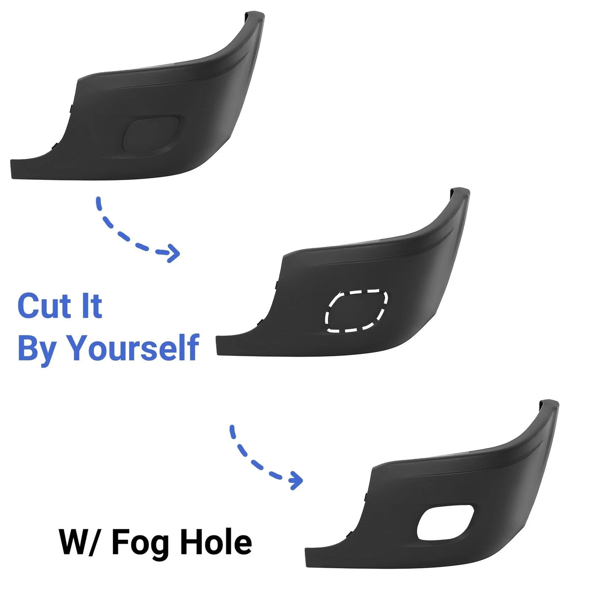 Left Side Bumper End Cover for Freightliner Cascadia (2008–2017) #21-27300-000