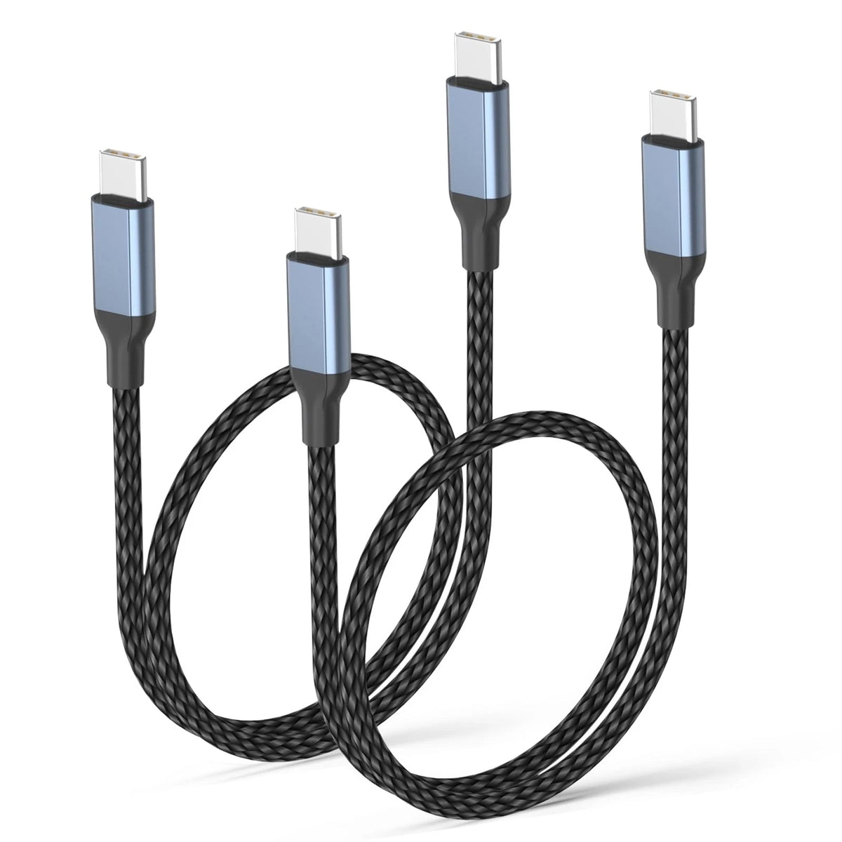 2X USB C to USB C Cable 2ft Fast Charging 60W Type C to T