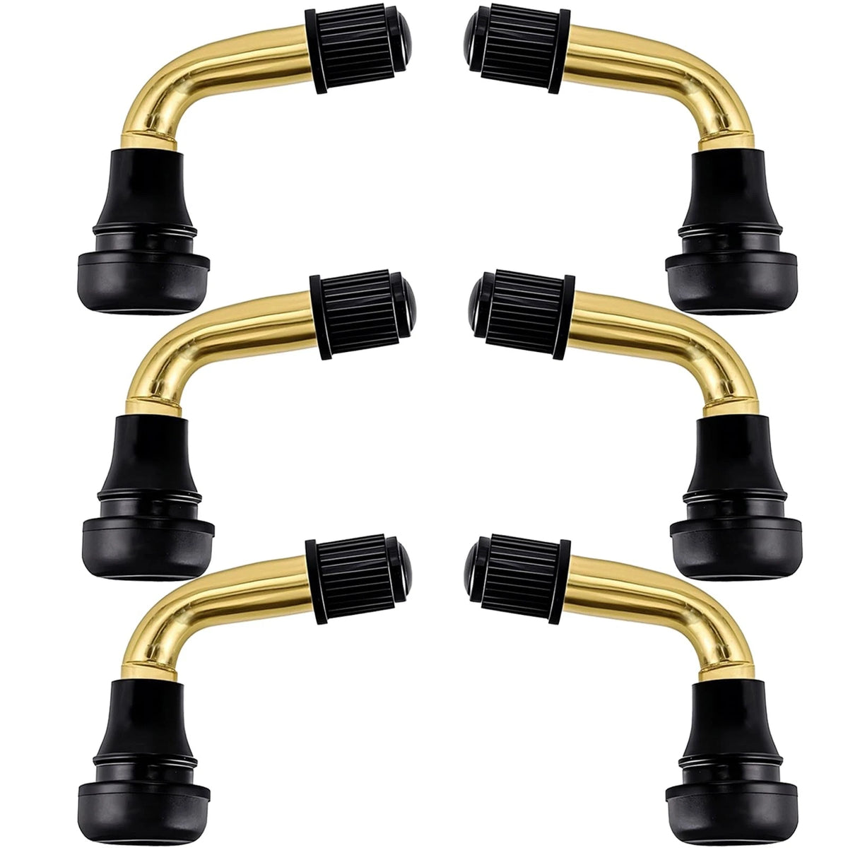PVR70 Tubeless Tire Valve Stem for Universal Vehicles (Curved 90 Degree)