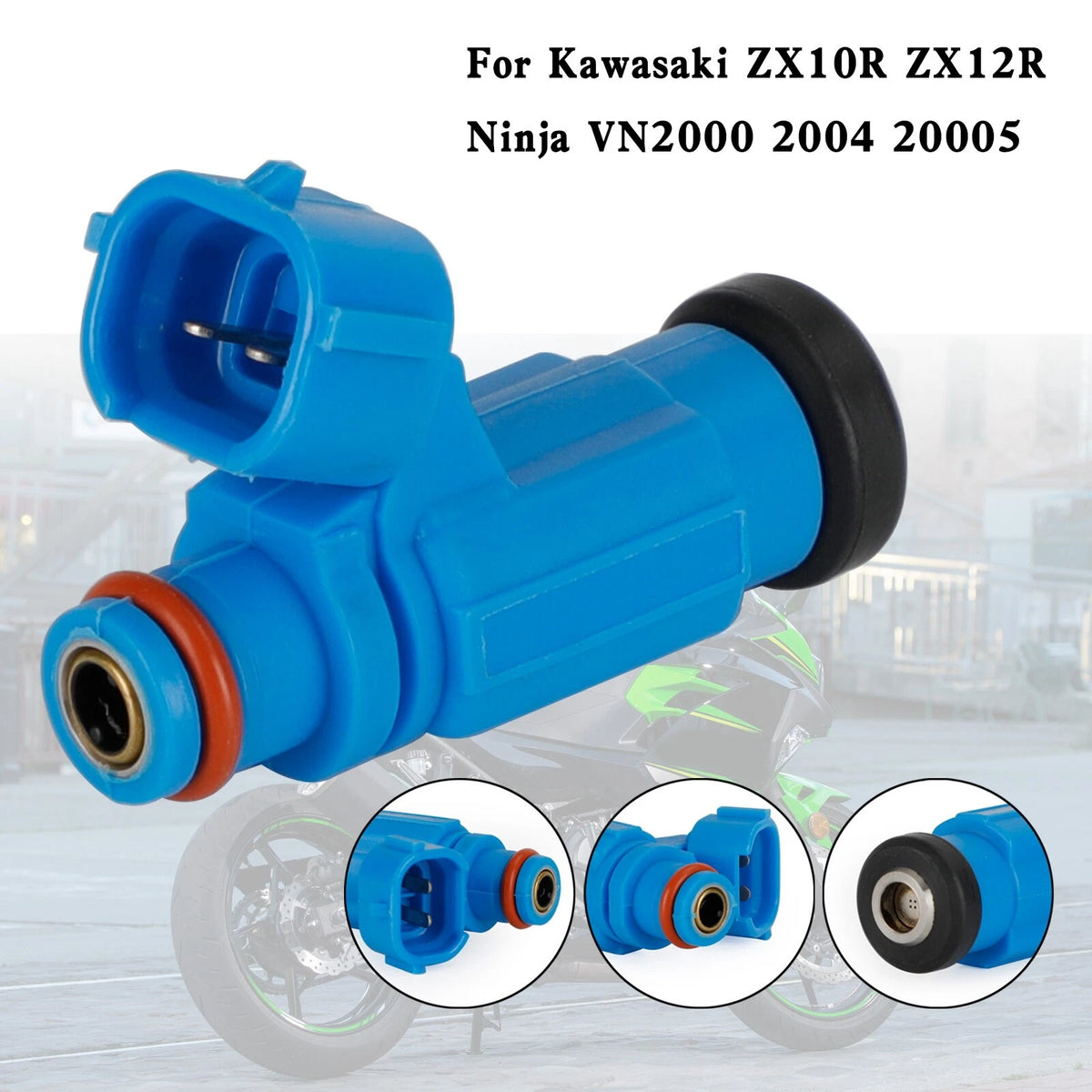 Set of 4 Fuel Injectors for Kawasaki STX 12F (2003–2007) STX 15F (2004–2016+) M586-A027