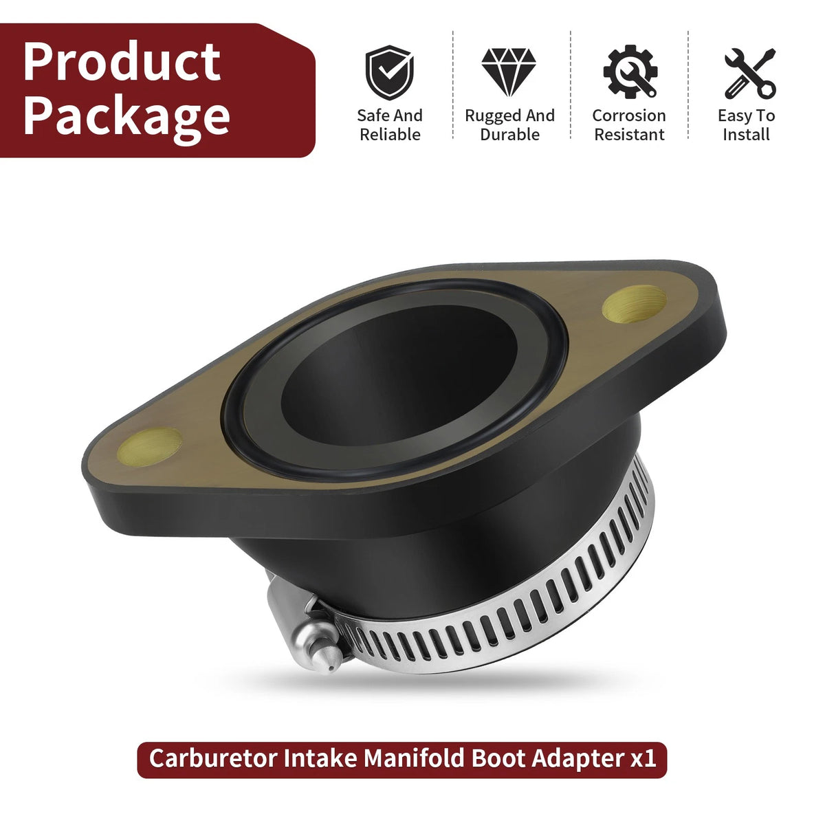 Carburetor Intake Manifold Boot for Suzuki Eiger 400 (2002–2007) 13101-38F00