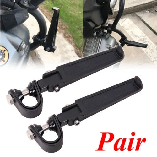 2Pcs Footpegs U Clamp 1"~1-1/4" for Harley Heritage Softail FLST