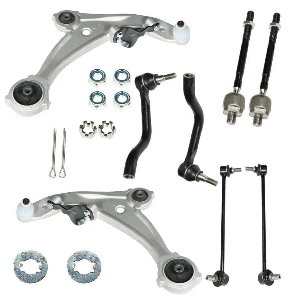 8PCS Suspension Kit Control Arms Tie Rod Sway Bar for Nissan Altima (2007–2013)