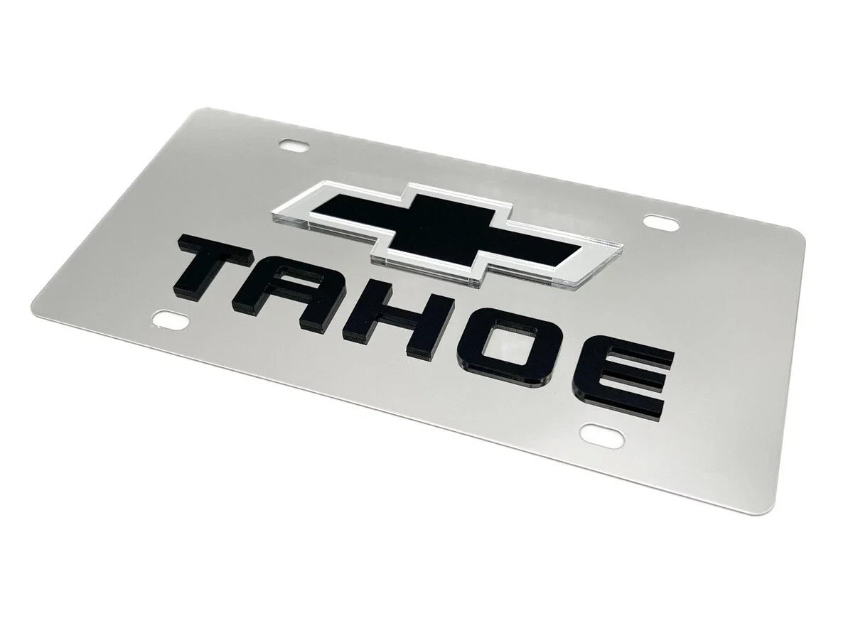 Chrome Metal License Plate Bracket Replacement for Chevy Tahoe (2015–2025)