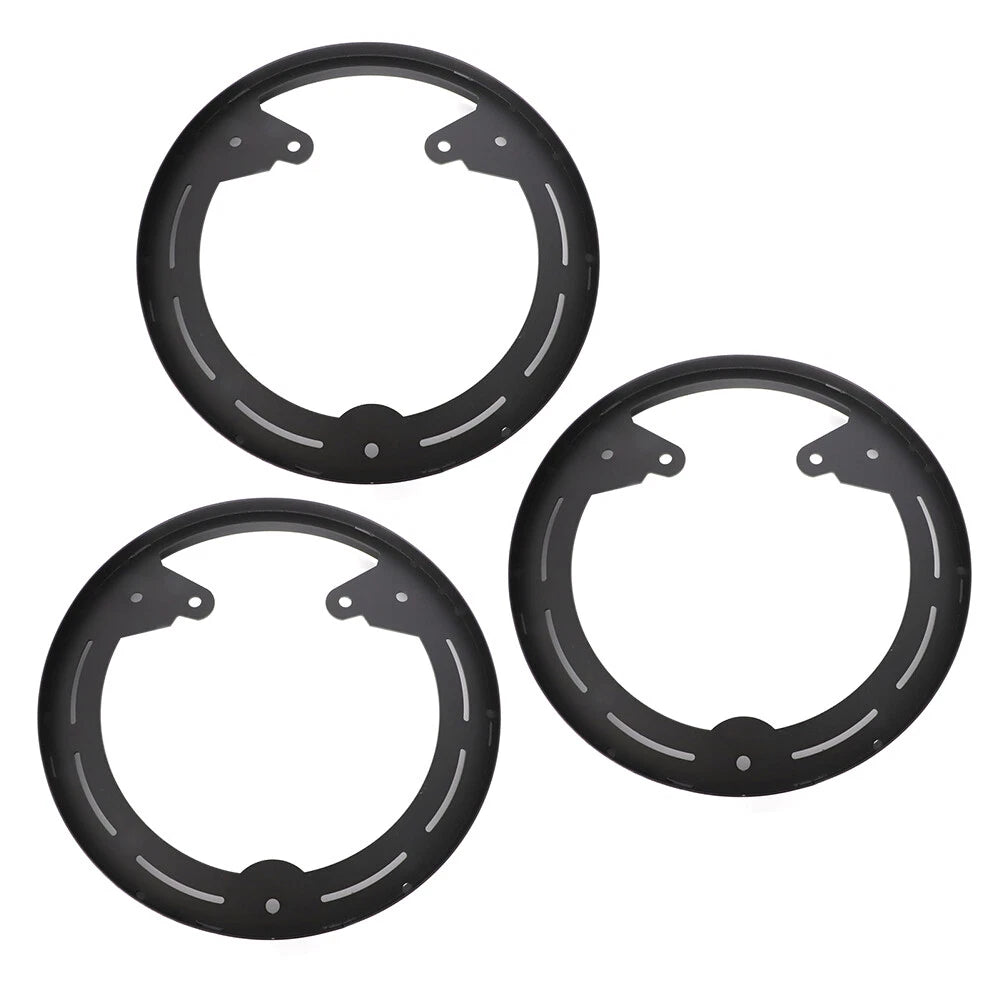 3X LED Wheel Ring Light Mounts for Polaris Slingshot (DIY Kit, Aluminum, Black)
