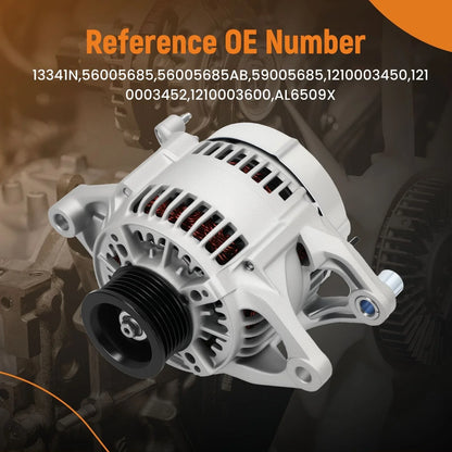 Alternator for Jeep Cherokee Wrangler Grand Cherokee (1991–1998) 90A 12V