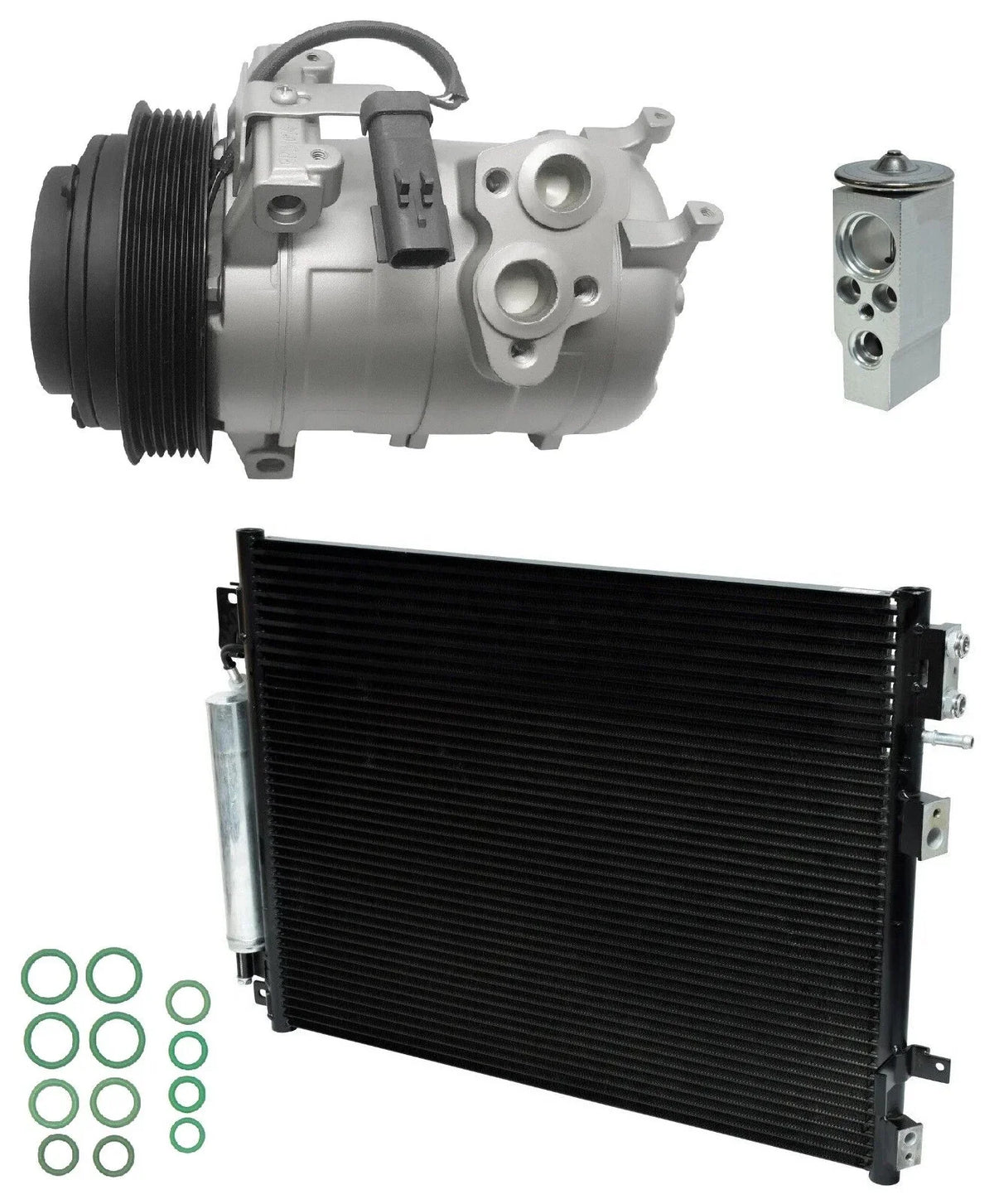 AC Compressor Kit With Condenser for Dodge Charger 3.5L (2010–2010)