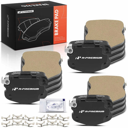 12X Front Ceramic Brake Pads for Chevrolet Corvette (2006–2013) P-1419A