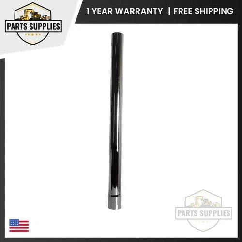 3-1/2" X 48" Straight Chrome Exhaust Pipe Universal