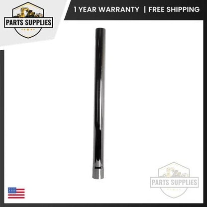 3-1/2" X 48" Straight Chrome Exhaust Pipe Universal
