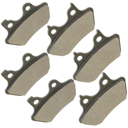 Front Rear Brake Pads for Harley Davidson FLTR 1584 Road Glide (2007) HU3427MP136LR