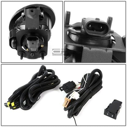 Clear Lens Fog Light Lamp + Switch for Nissan Altima (2002–2004), FX (2005), Murano (2007)