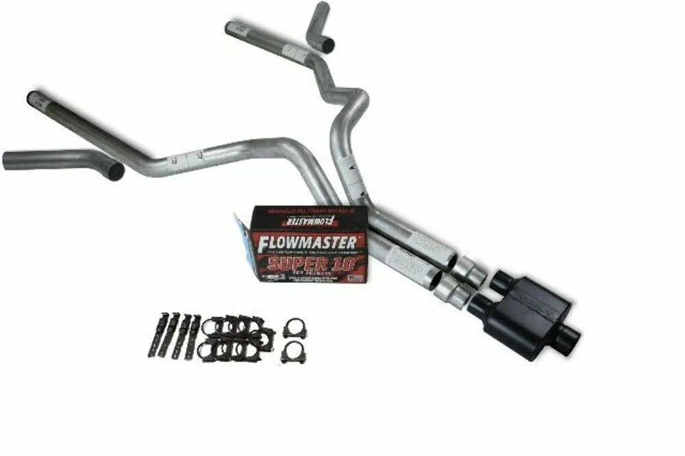 3" Dual Exhaust Kit for Chevy GMC 1500 (2019–2025) - Flowmaster Super 10