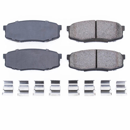 2X Powerstop Brake Pad Sets Rear for Toyota Sequoia Tundra (2010–2022) 17-1304