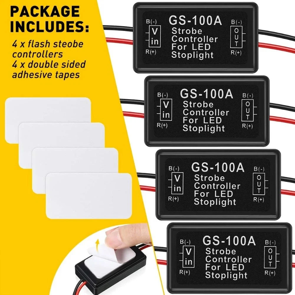 LED Flasher Control Module for Selectable Flash Patterns (12V)