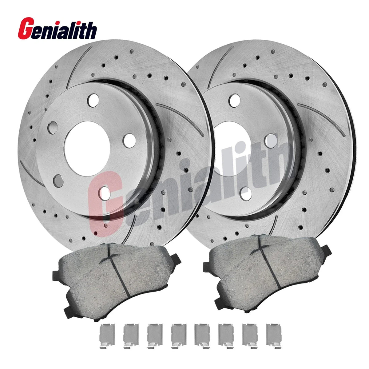 Front Disc Brake Rotors Pads for Jeep Wrangler (2007–2018)