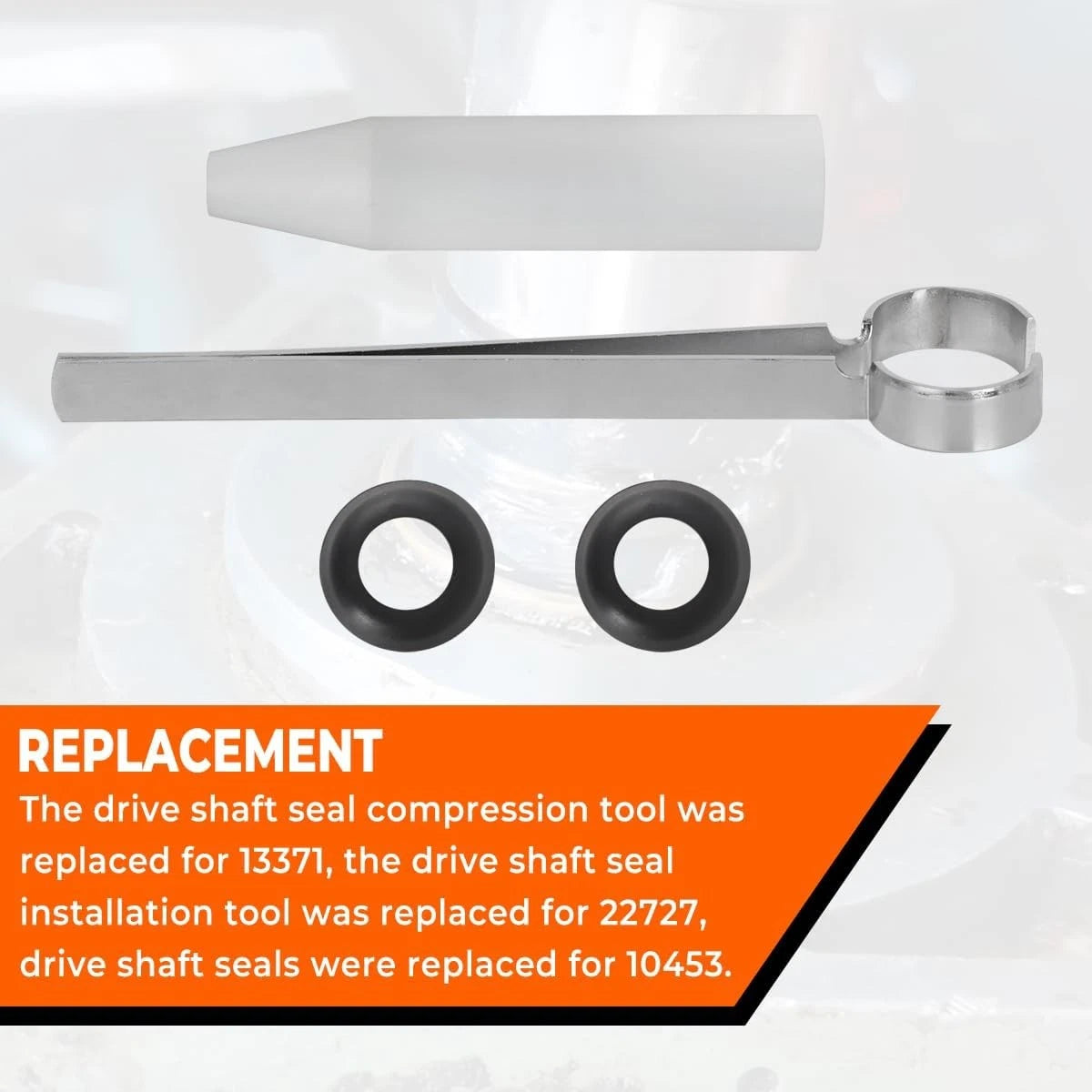 Drive Shaft Seal Install Tool Kit for Stanadyne/Roosa Master Pumps (13371, 10453, 22727)