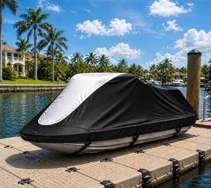 Jet Ski Cover for Sea Doo GTi SE 170 (2020–2022) Black-GR