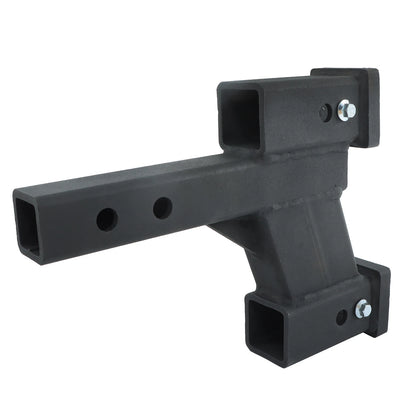 2-In Receiver Adjustable Rise/Drop Dual Hitch Extender for Trailer (BCK100133K)