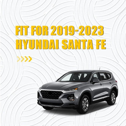 Set of 2 Side Mirror Corner Fender Moldings for Hyundai Santa Fe (2019–2023)