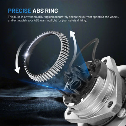 2x Front Wheel Hub Bearing for Chevy Malibu G6 Cobalt HHR SS (2004-2012)