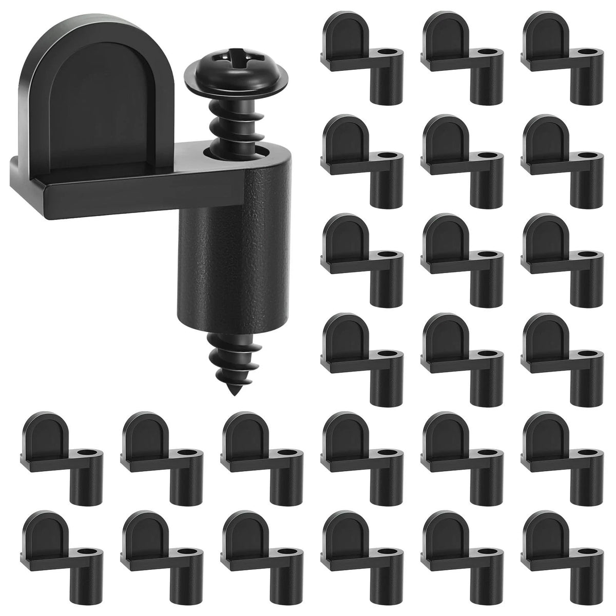 24 Pack Nylon Window Screen Clips for