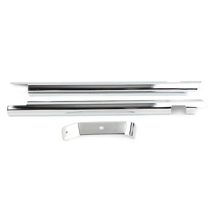 Chrome Frame Down Tube Covers Accent Trim for Harley Softail Twin Cam (2000–2006)