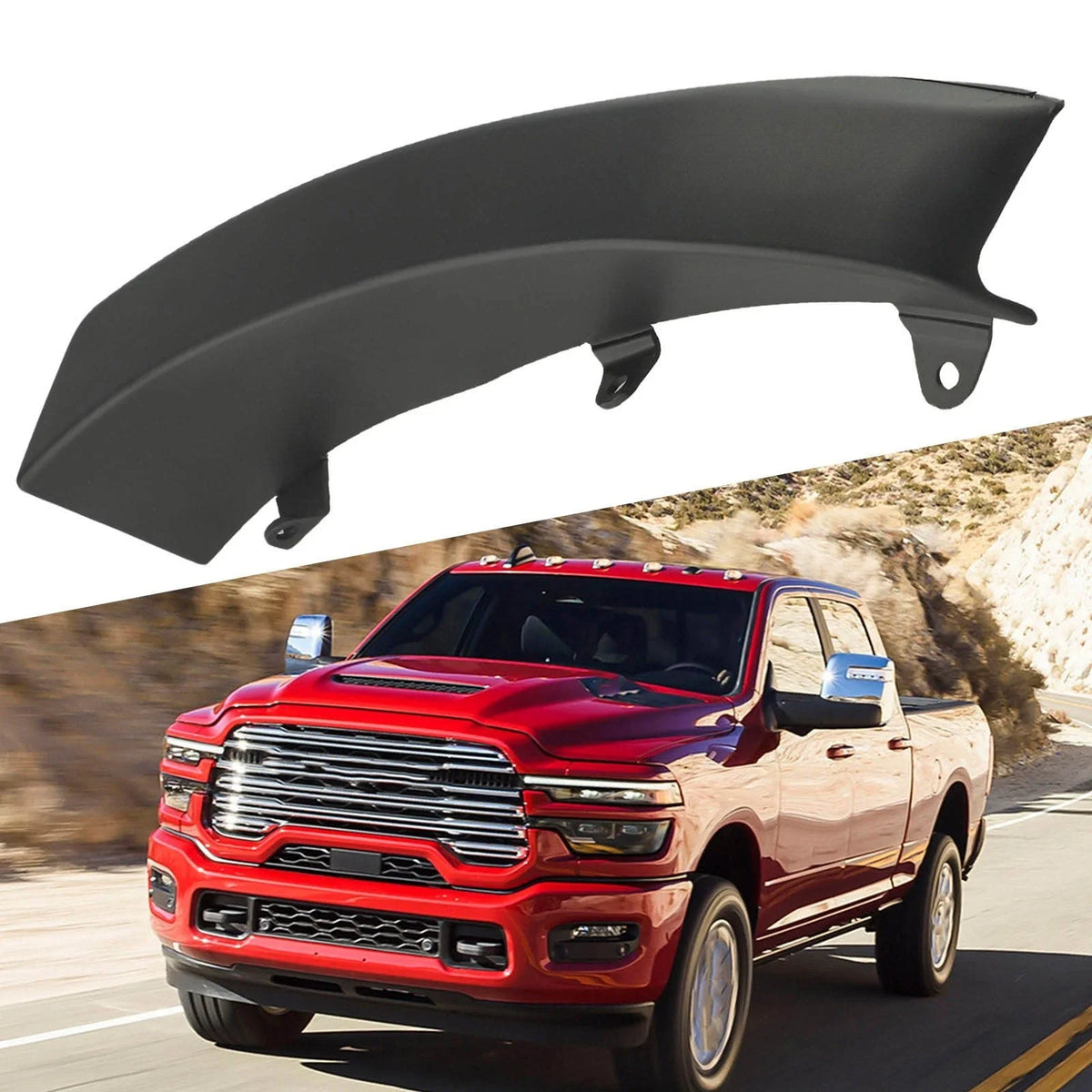 Right Side Wheel Opening Trim for Ram Truck Models