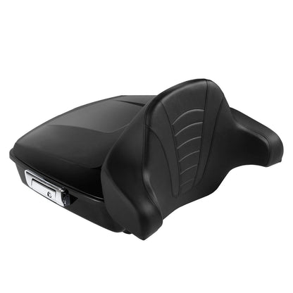 Chopped Trunk Pad Mount Rack for Harley Touring Electra Street Road Glide (2009–2013)